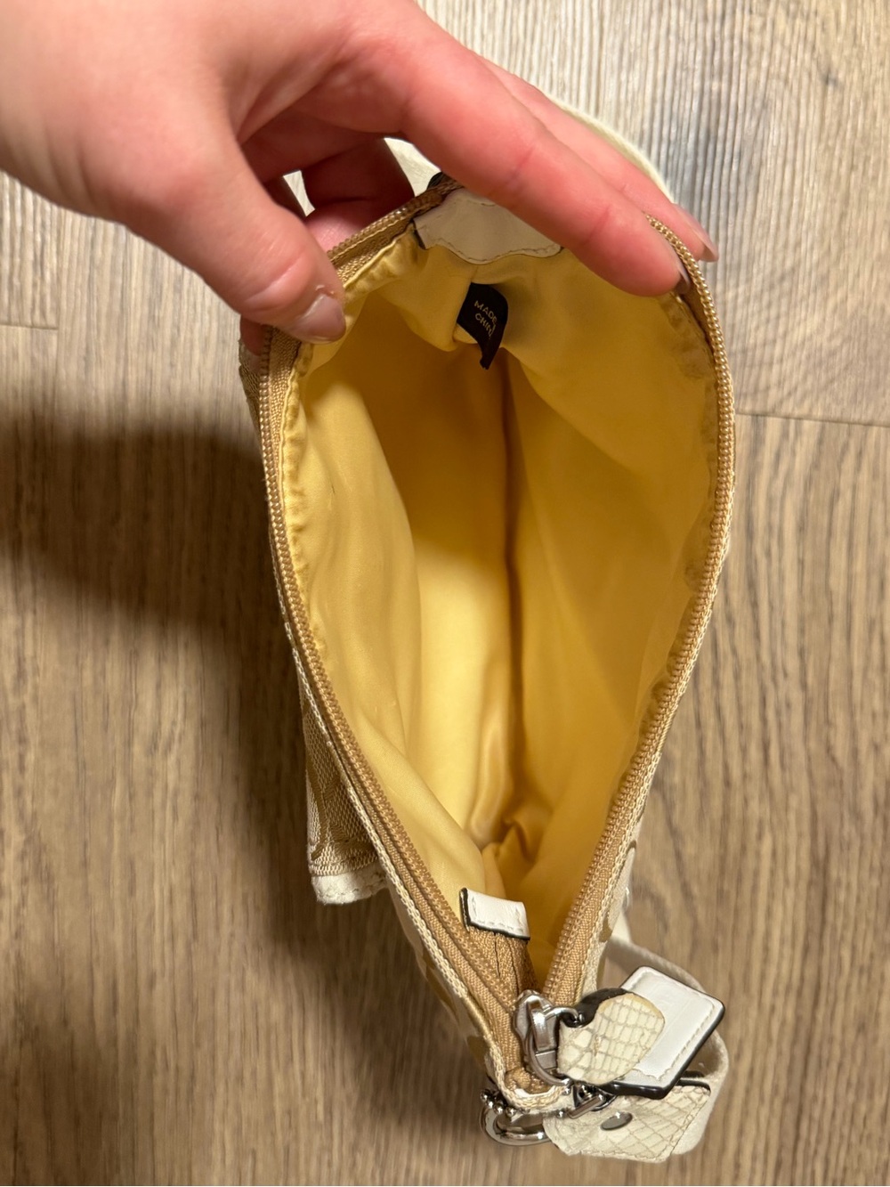 Coach Tan Signature Canvas Crossbody Bag - Picture 5 of 5